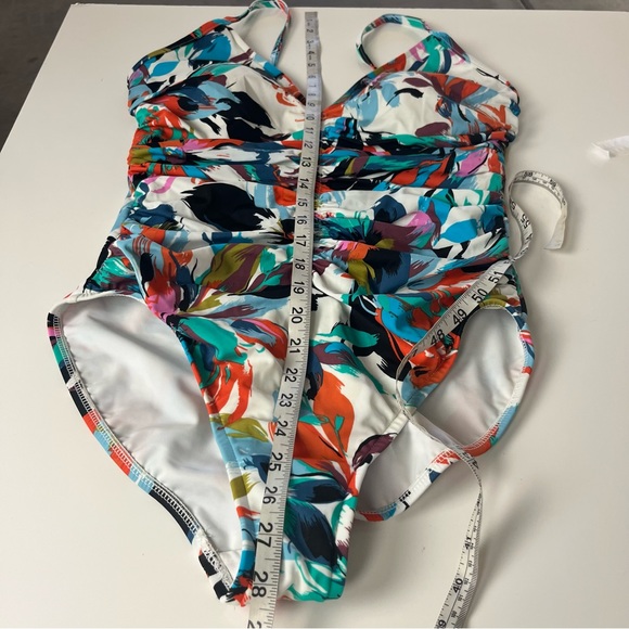 Magic Suit Colorful Slimming One Piece Swim Suit Tropical Hawaiian Printed 14 - Picture 4 of 7